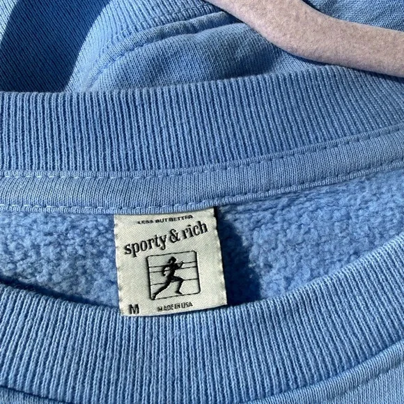 Sporty & Rich Light Blue Wellness‎ Sweatshirt